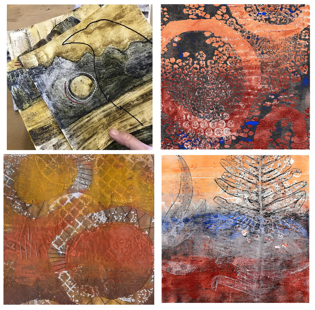 My Natural Art Making Journey - From Mixed Media Fabrics to Eco Gelli Printing