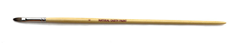 The Number Six fine art paint brush