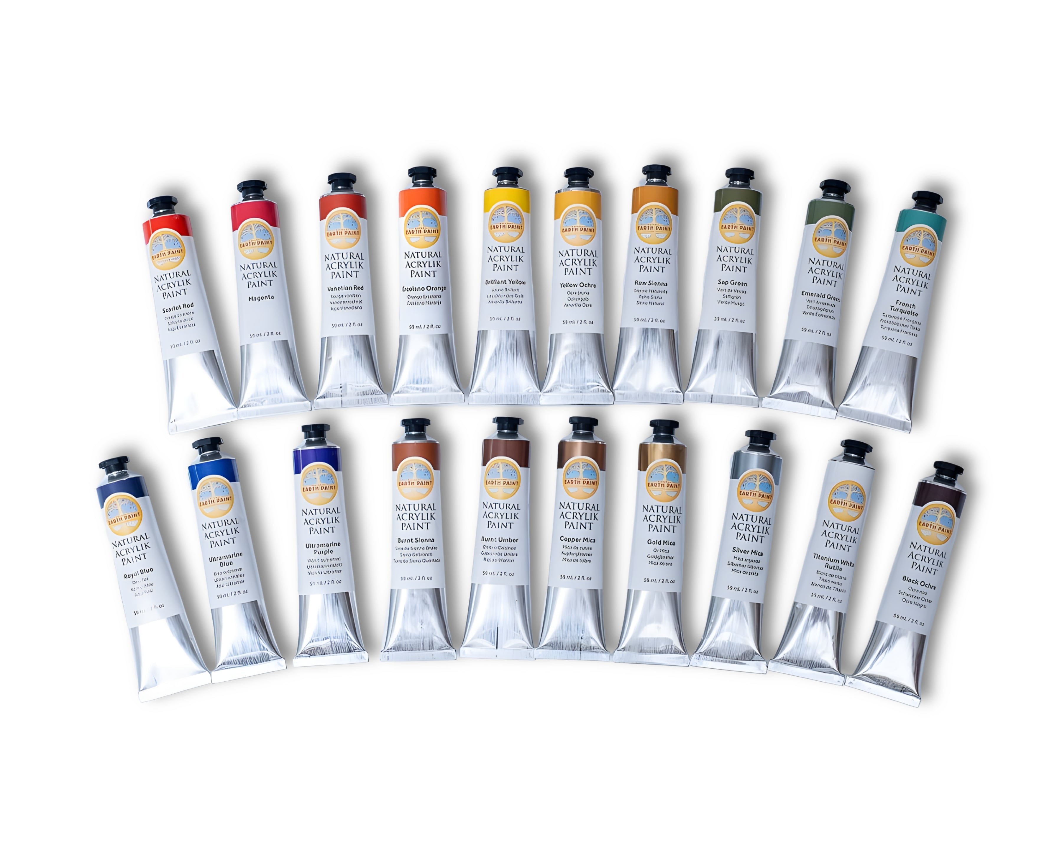 Heavy Body Natural Acrylik Paint Complete Set – Natural Earth