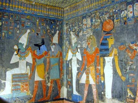 Natural Earth Paint Through The Ages: Ancient Egypt