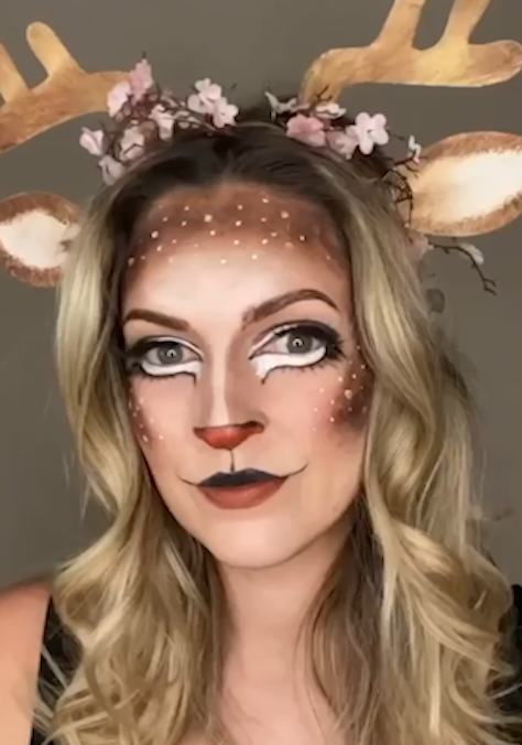 Winter Reindeer Face Paint Tutorial with Kate Dascoli