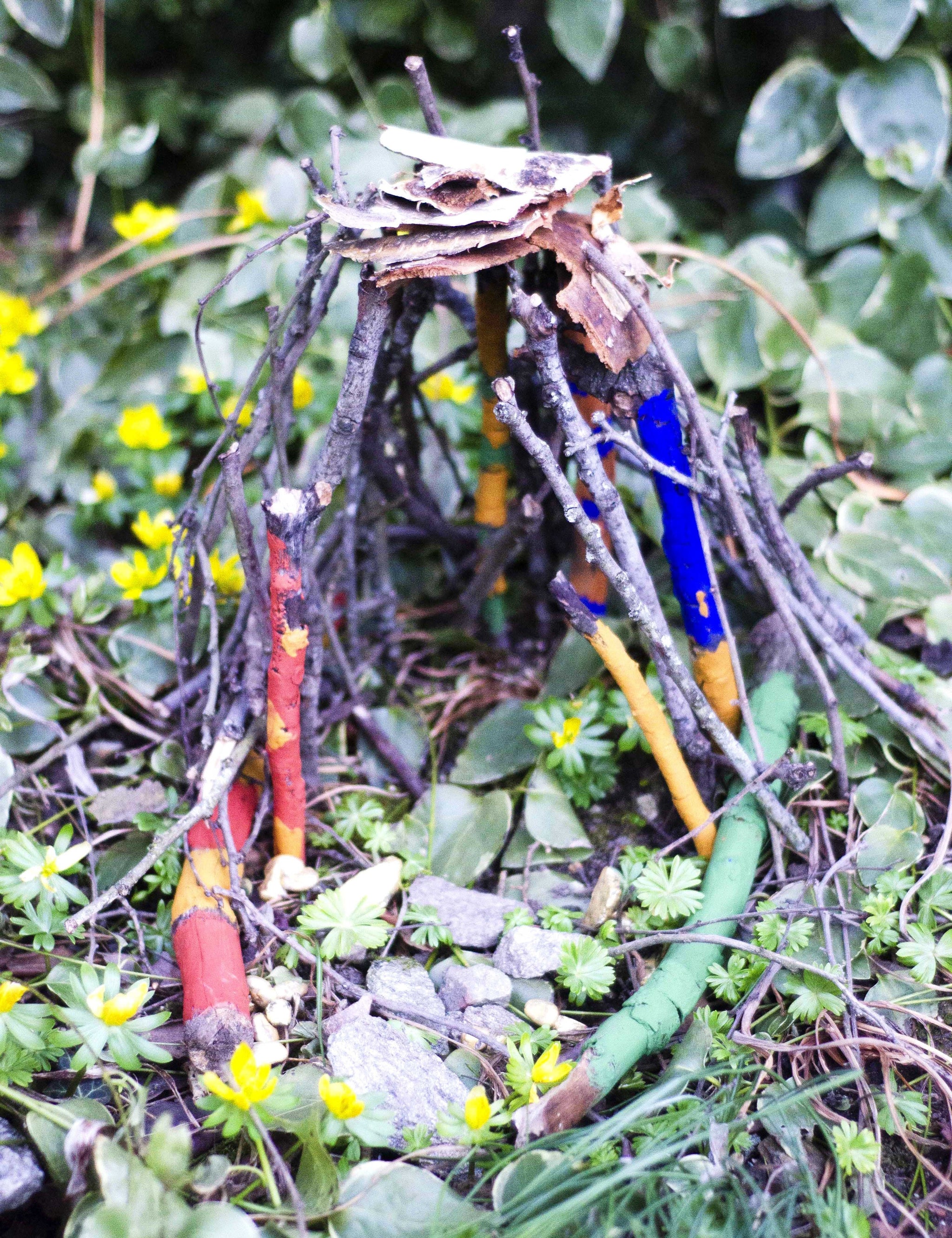 Fairy & Leprechaun Houses with Natural Earth Paint