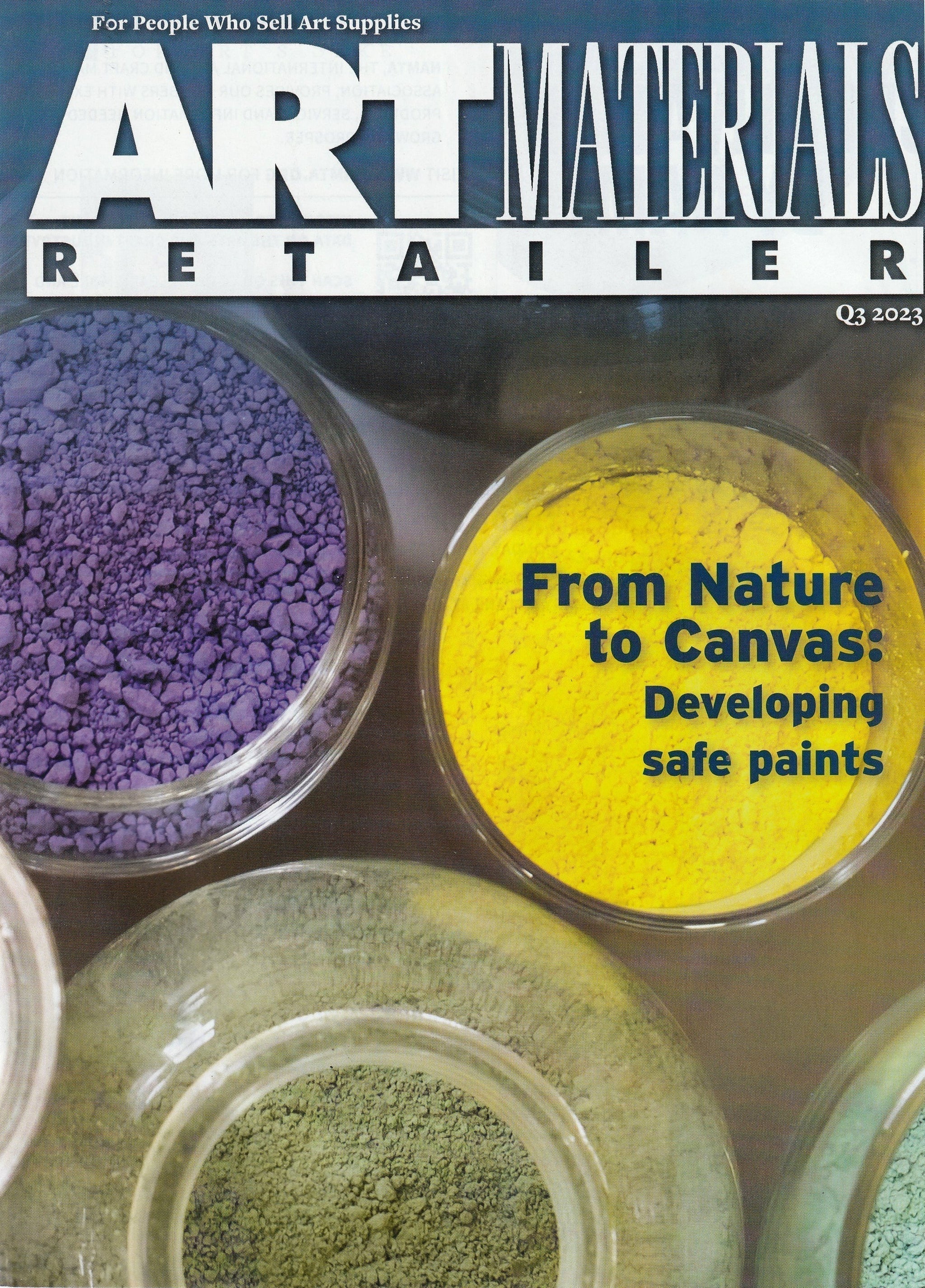 Natural Earth Paint Featured in Art Materials Retailer Magazine