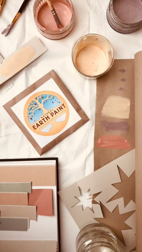 DIY Eco-Friendly Recycled Gift Wrap with Natural Earth Paint