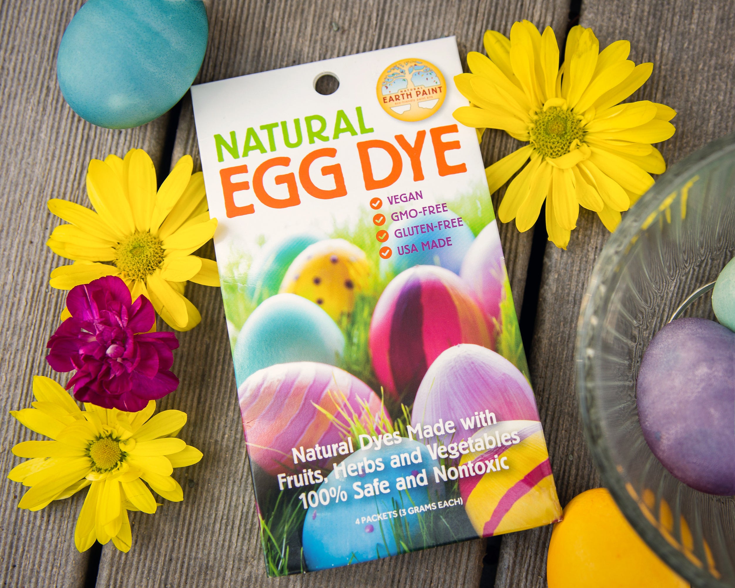 Botanical Print Easter Eggs with Natural Egg Dye