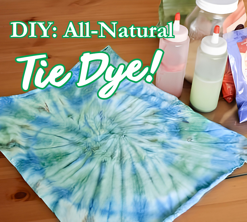 All-Natural Tie Dye with Earth & Mineral Pigments