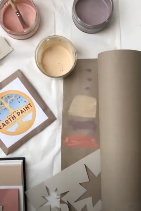 DIY Eco-Friendly Recycled Gift Wrap with Natural Earth Paint