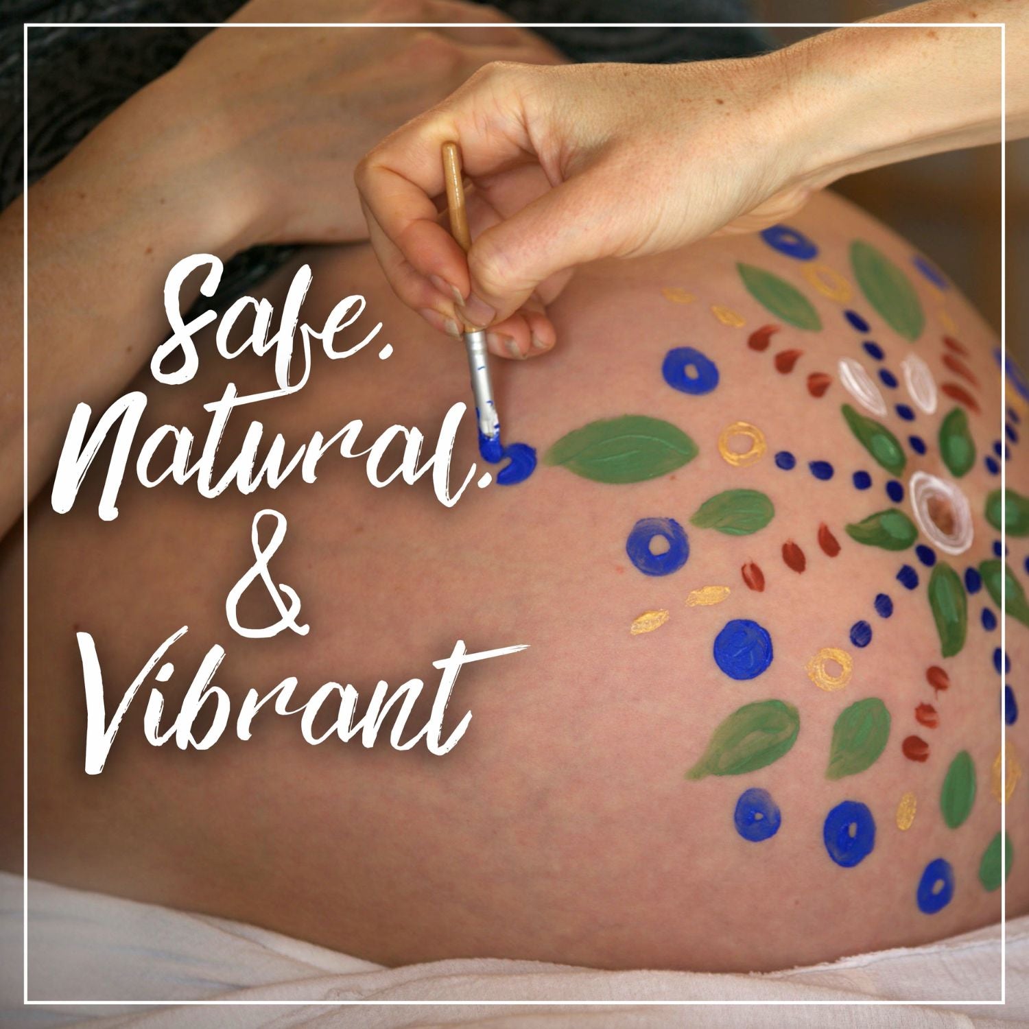 Deluxe Natural Face Paint &amp; Eco Gltter Set