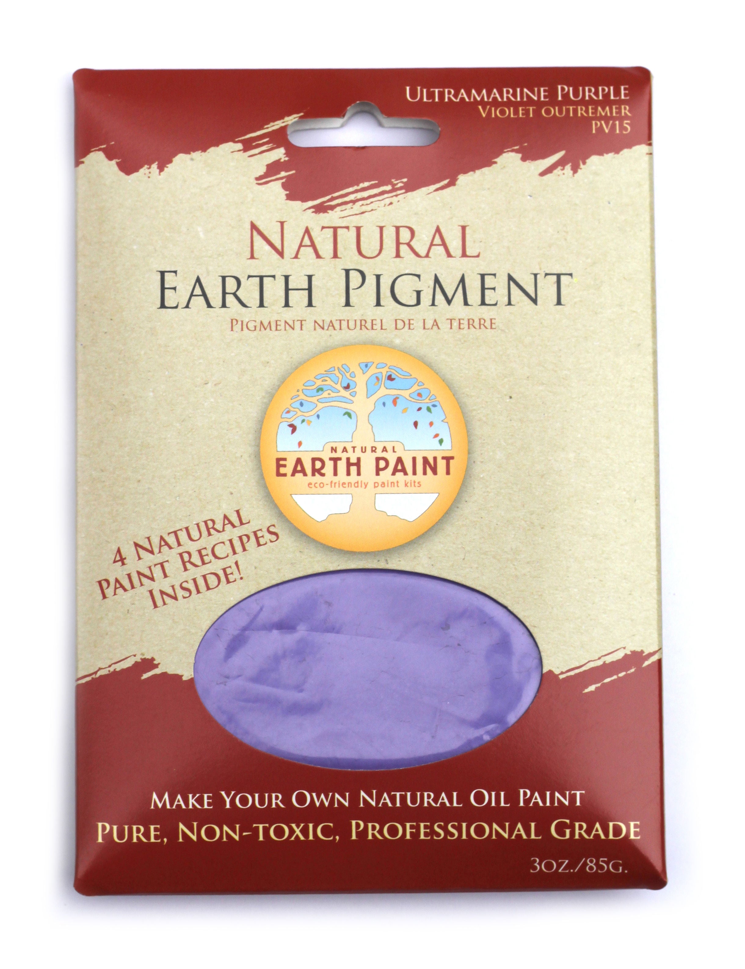 Earth &amp; Mineral Pigment 3 oz pack - Ultramarine Purple