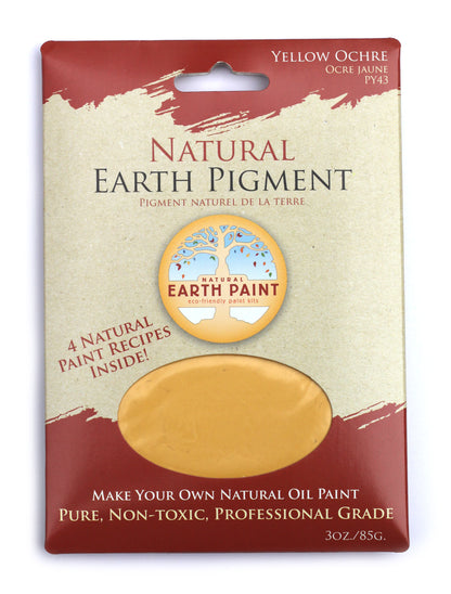 Earth &amp; Mineral Pigment 3 oz pack - Yellow Ochre