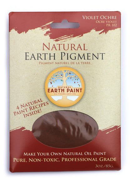 Earth &amp; Mineral Pigment 3 oz pack - Violet Ochre