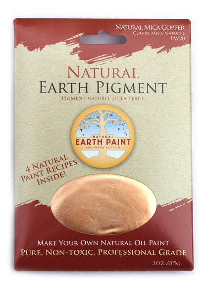 Earth &amp; Mineral Pigment 3 oz pack - Natural Mica Copper