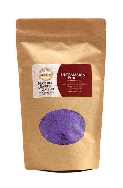 Earth &amp; Mineral Pigment 1 lb pack - Ultramarine Purple