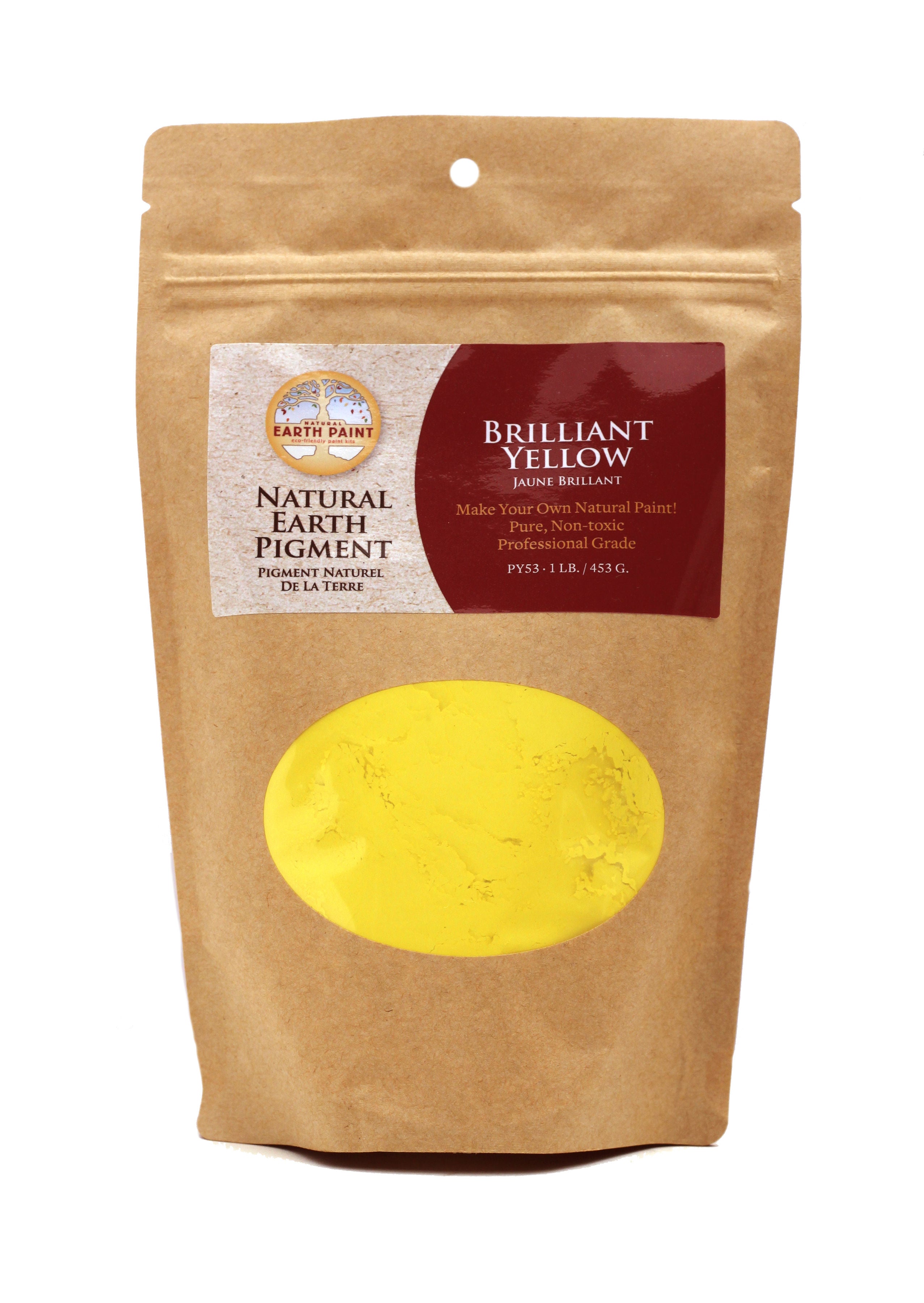 Earth &amp; Mineral Pigment 1 lb pack - Brilliant Yellow