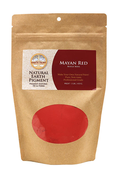 Earth &amp; Mineral Pigment 1 lb pack - Mayan Red