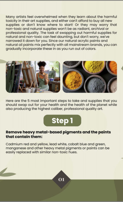 5 Steps to Detoxify Your Studio E-Book (Printable PDF)