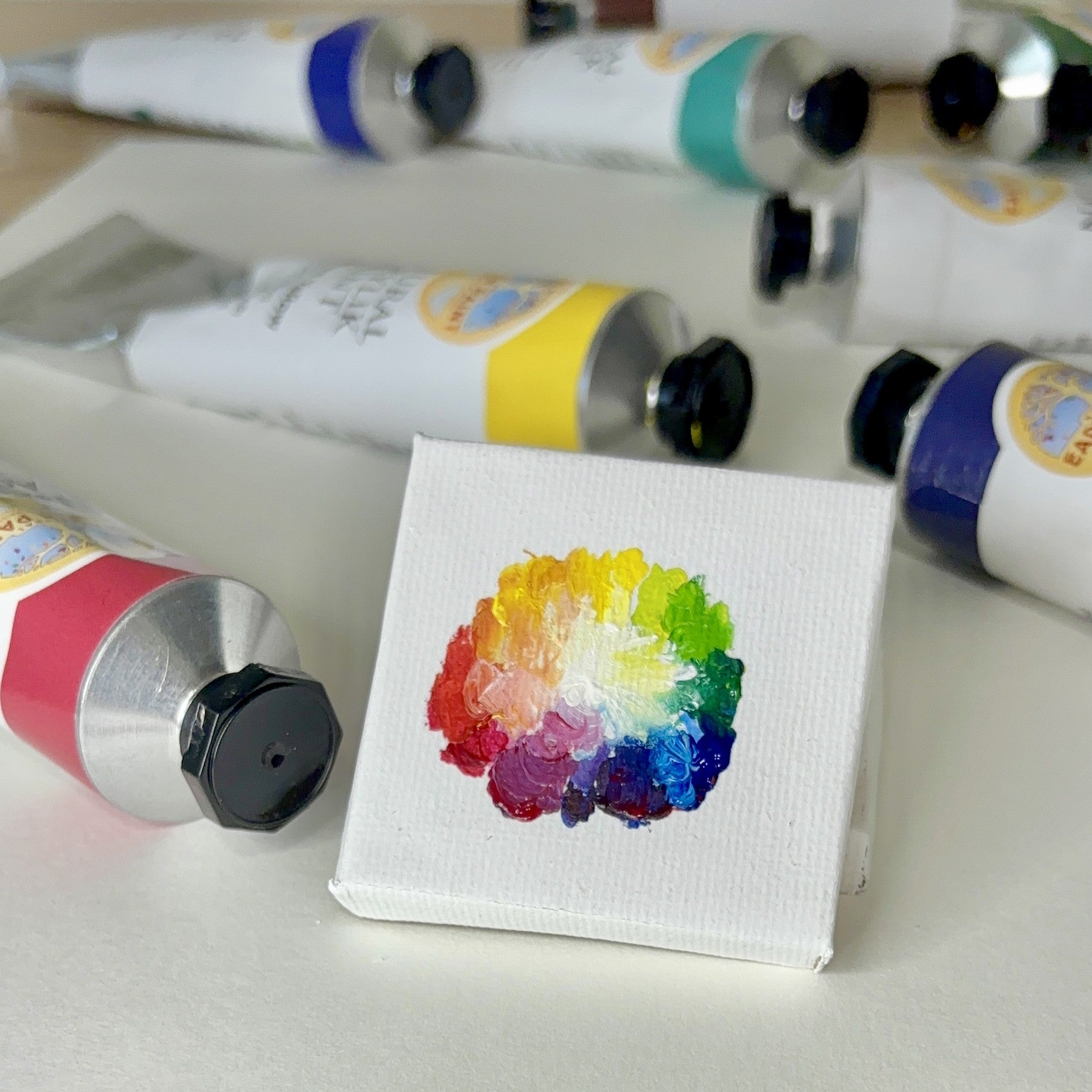 NEW! Natural Acrylik Paint - 4 Color Box Sets