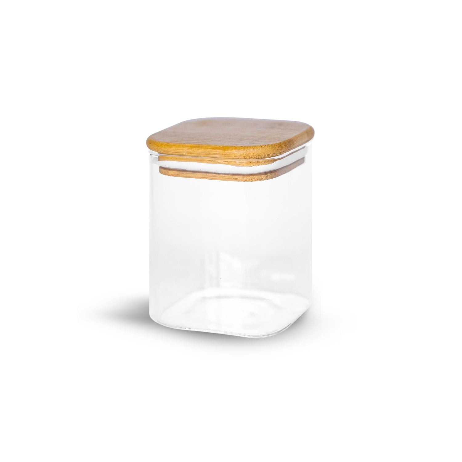 Glass Pigment Storage Jars with Bamboo Lid