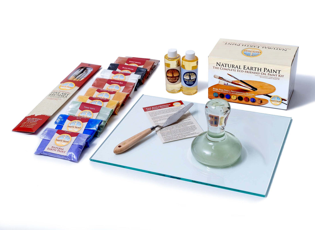 Deluxe Natural Oil Paint Mixing Set