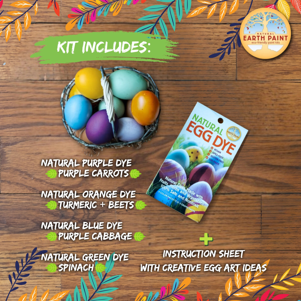 Natural Egg Dye Kit