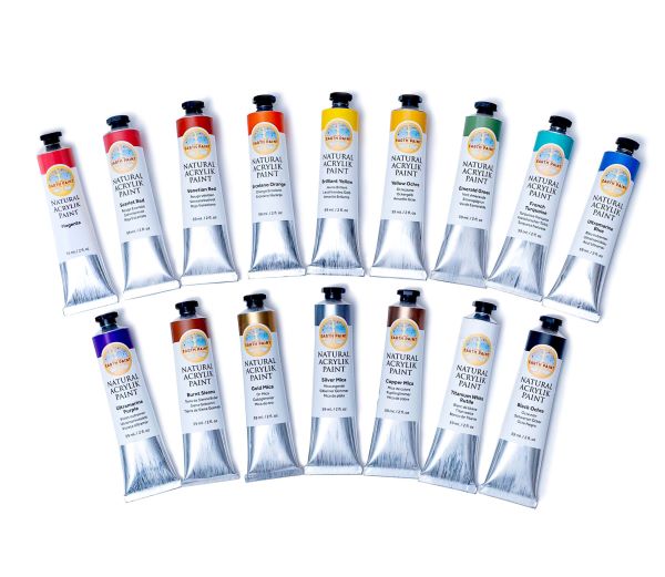 Complete Natural Acrylik Paint Set