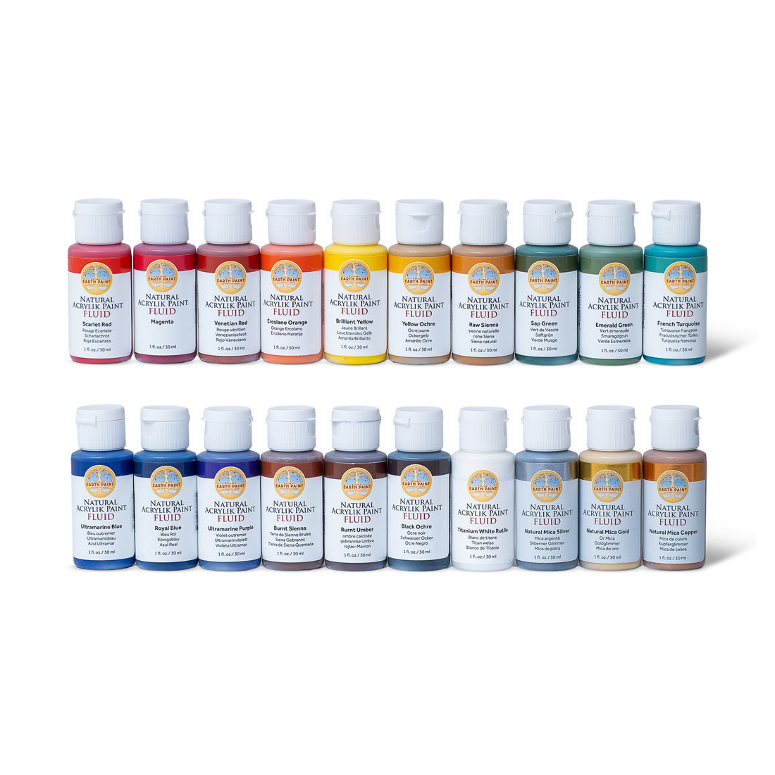 Fluid - Natural Acrylik Paint Complete Set