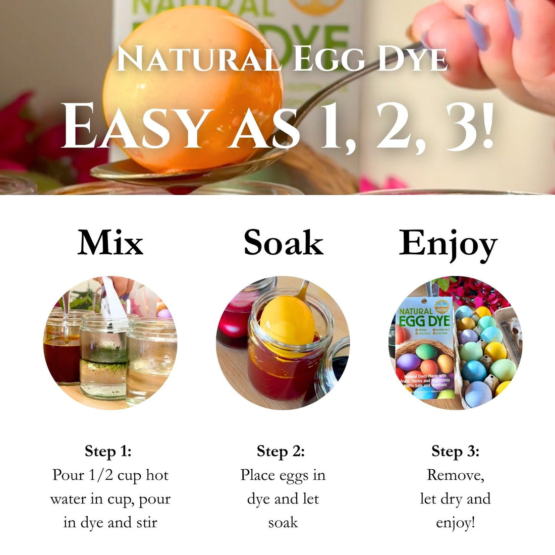 Natural Easter Egg Paint &amp; Dye Set