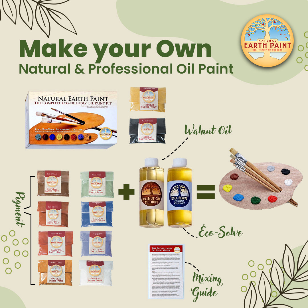 The Complete Eco-Friendly Oil Paint Kit