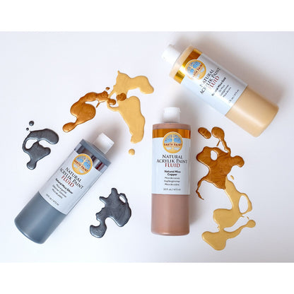 Natural Mica Acrylik Paint Set - Fluid or Heavy Body