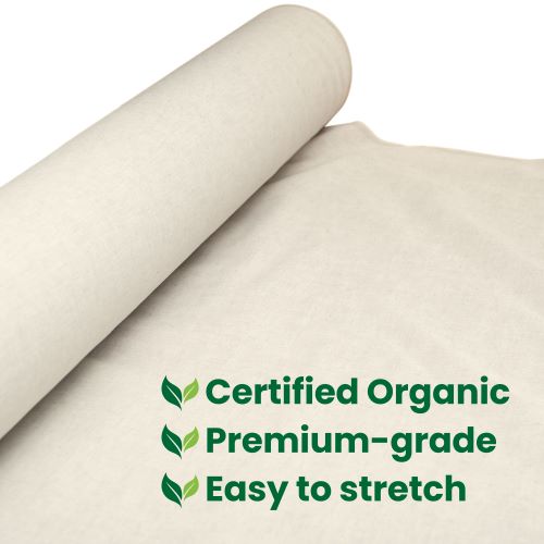 Certified Organic Raw Cotton Canvas