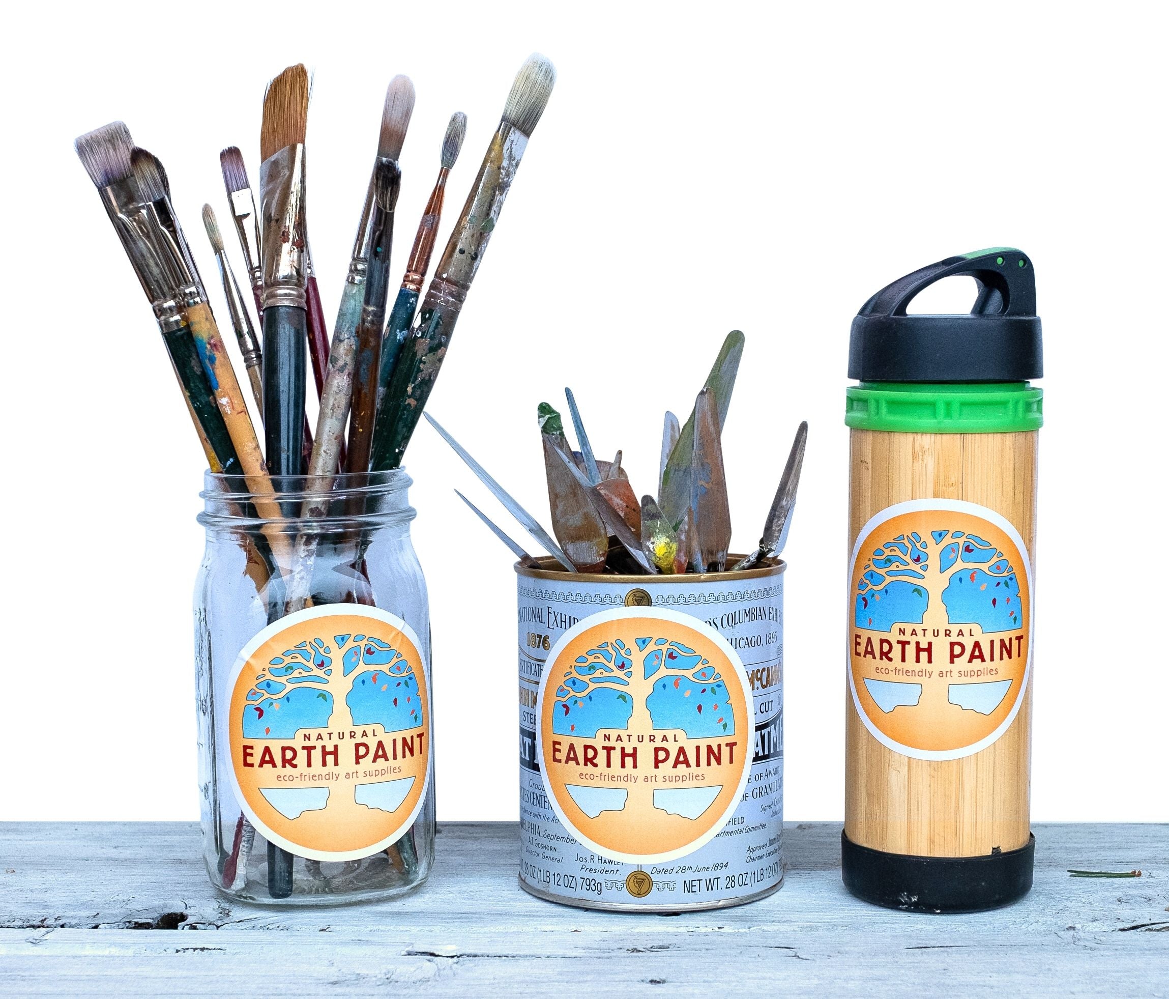 Natural Earth Paint Logo Sticker