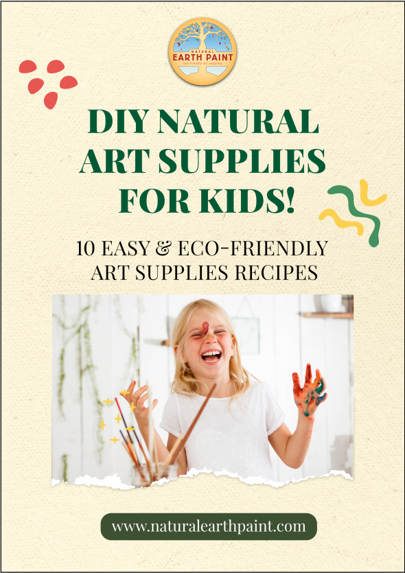 10 Easy &amp; Eco-Friendly Art Supplies Recipes for Kids E-Book (Printable PDF)