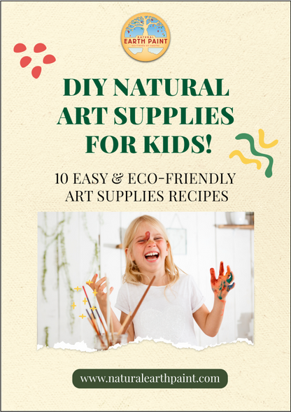 10 Easy &amp; Eco-Friendly Art Supplies Recipes for Kids E-Book (Printable PDF)