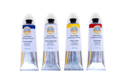 Natural Acrylik Paint - 4 oz Individual Tubes