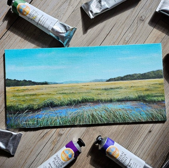 NEW! Natural Acrylik Paint - 4 Color Box Sets