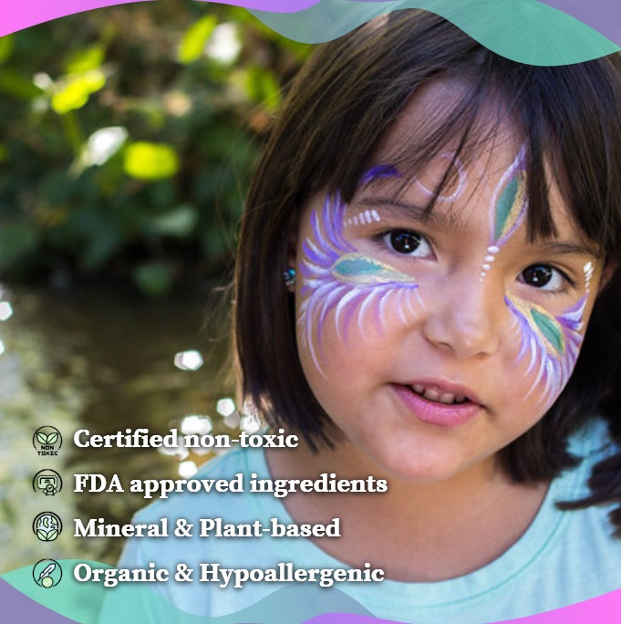 Stars & Stripes - Natural Face Paint Set