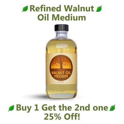 Refined Walnut Oil, 8 oz.