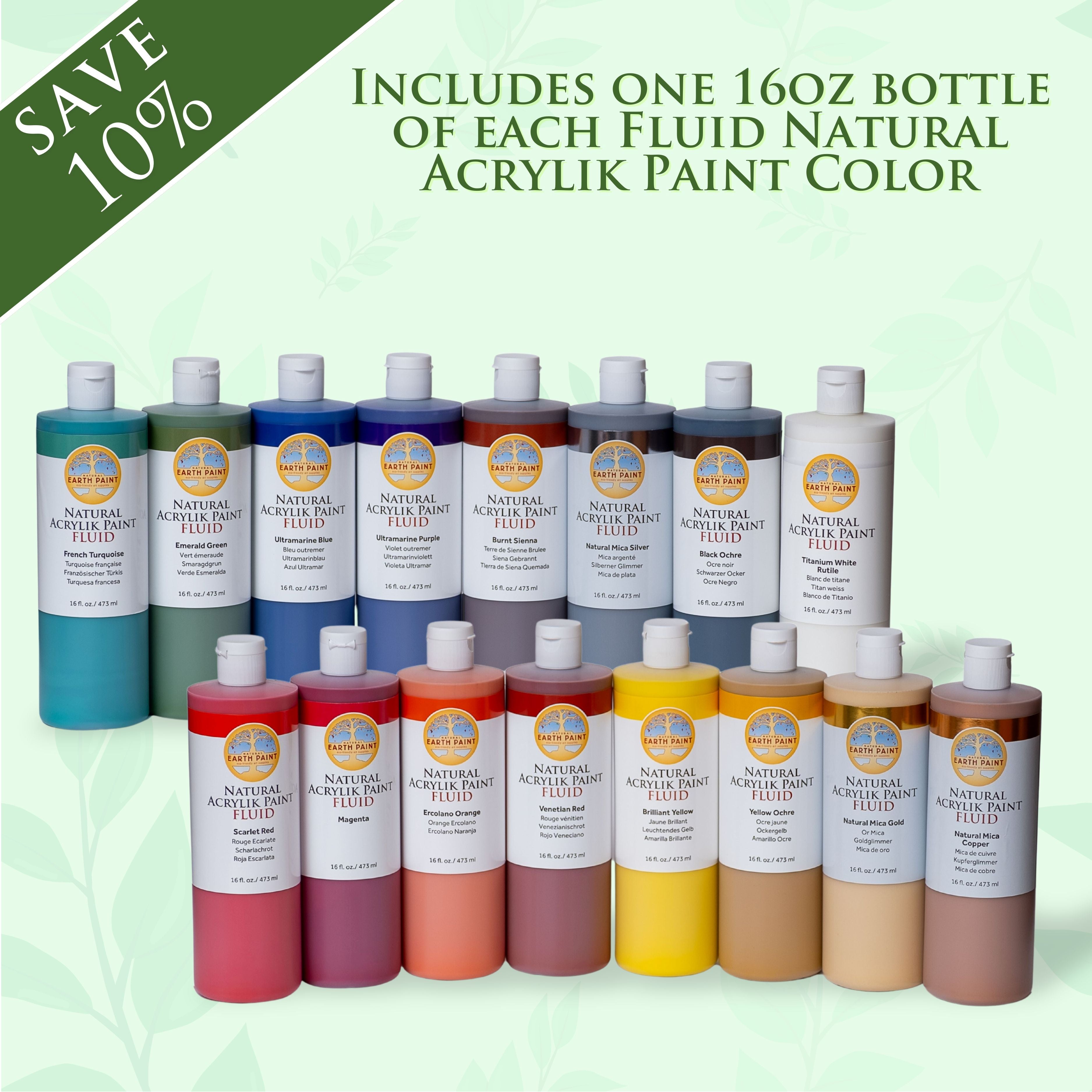 Complete Fluid Acrylik Paint Sets