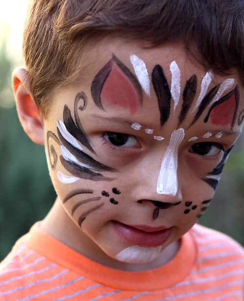 Small child with painted face