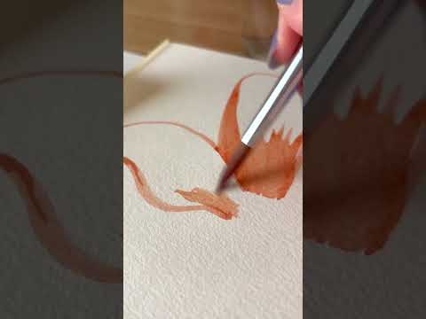 Wooden Watercolor Palette with Brush Holder