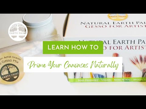 How to Prime Your Canvases with the Natural, Non-Toxic Eco Gesso Kit