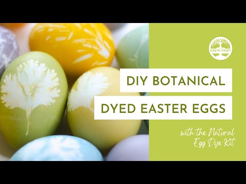 Botanical Print Easter Eggs | Easter Craft Tutorial with the Natural Egg Dye Kit