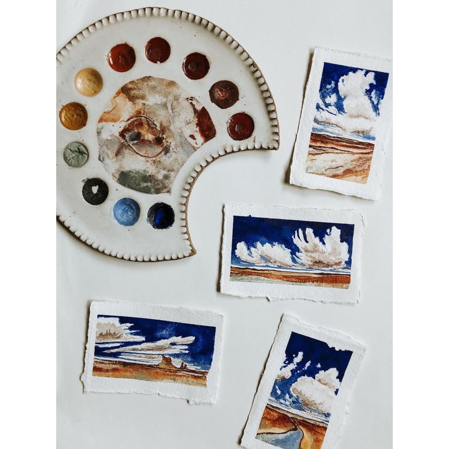 Deluxe Natural Watercolor Mixing Set