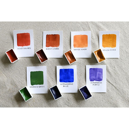 Deluxe Natural Watercolor Mixing Set